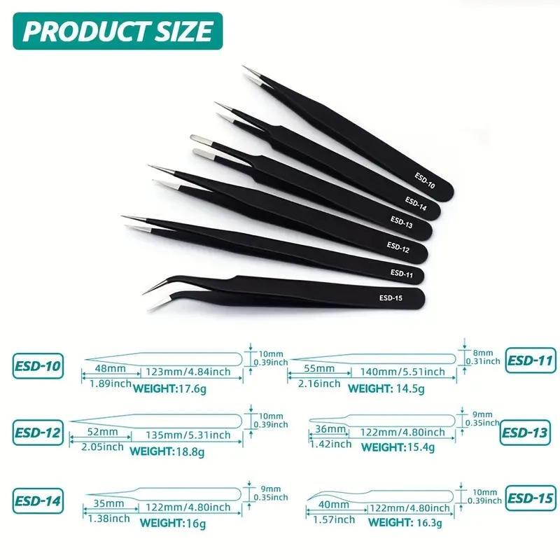 Jeu de pincettes longues de pr - Electronics Repair Tool avis et prix