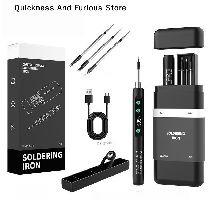 Fer à souder sans fil avec con - Electronics Repair Kit With Soldering Iron avis et prix