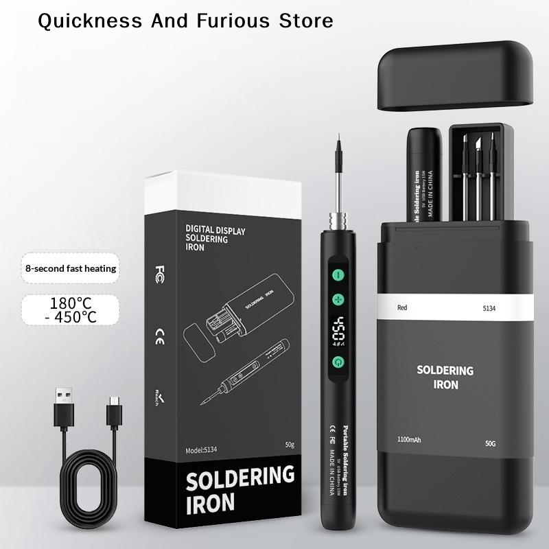 Fer à souder sans fil avec con - Electronics Repair Kit With Soldering Iron avis et prix