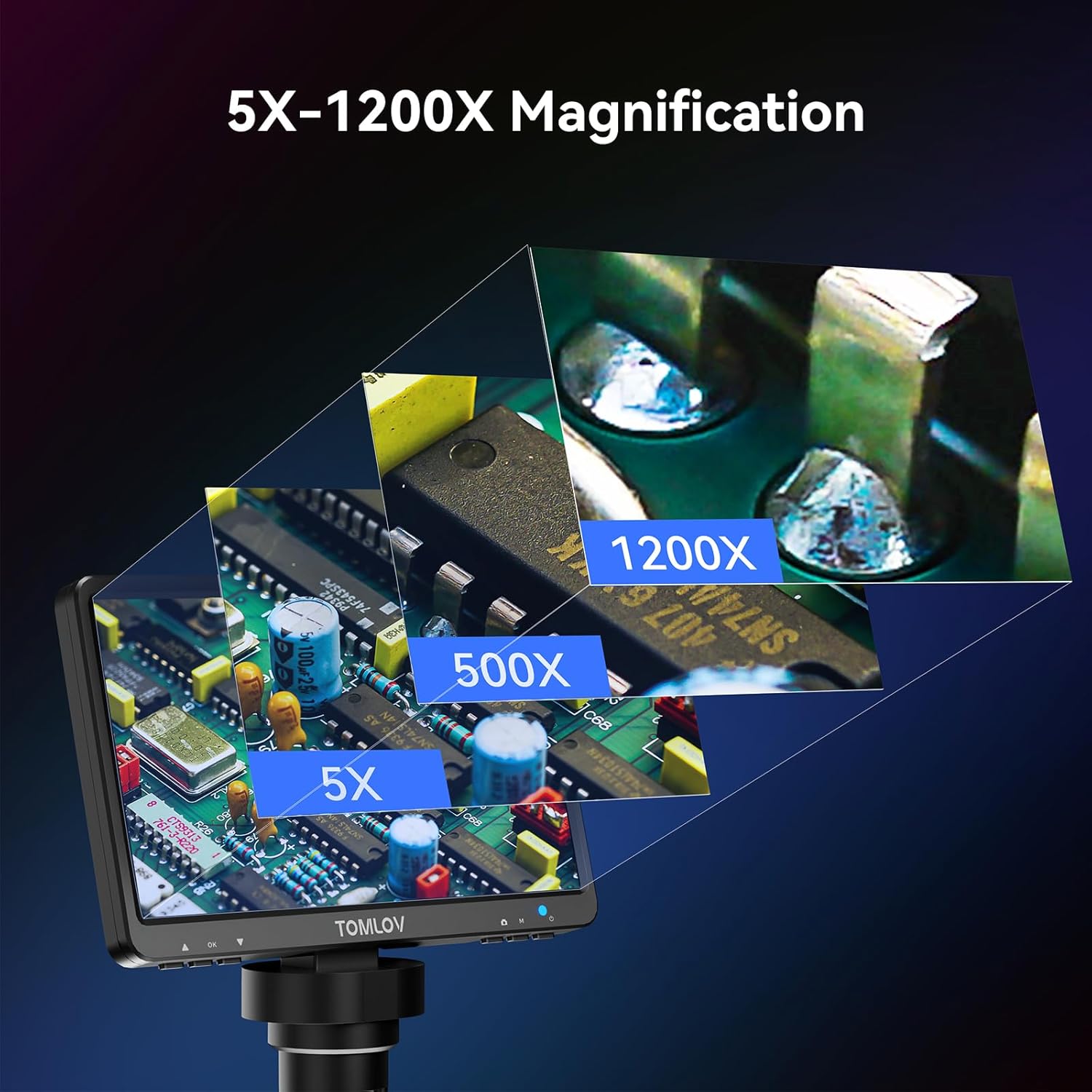 TOMLOV Microscope numérique LC - Electronics Repair Videos avis et prix