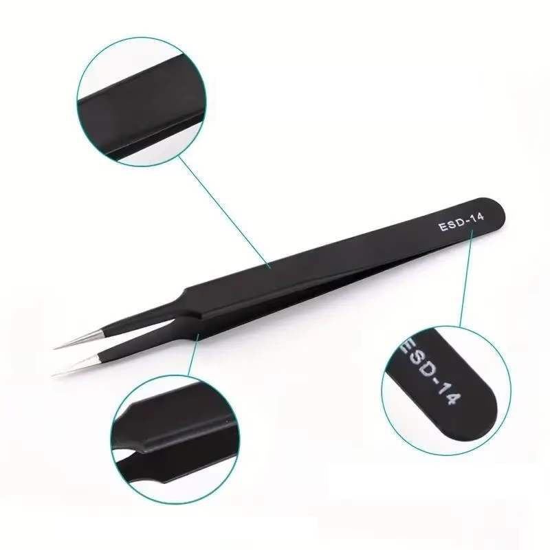 6 pinces à épiler antistatique - Electronics Repair Tool avis et prix