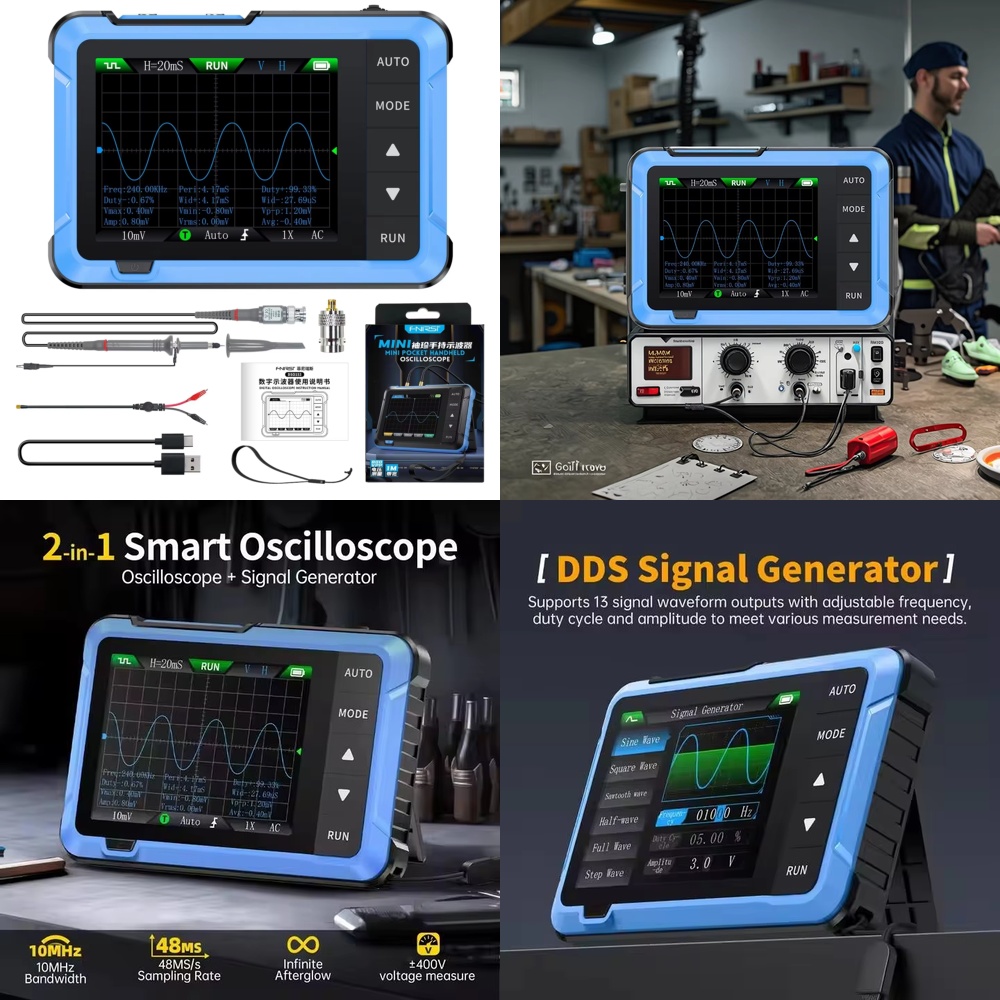 Oscilloscope numérique portabl - Electronics Repairing avis et prix