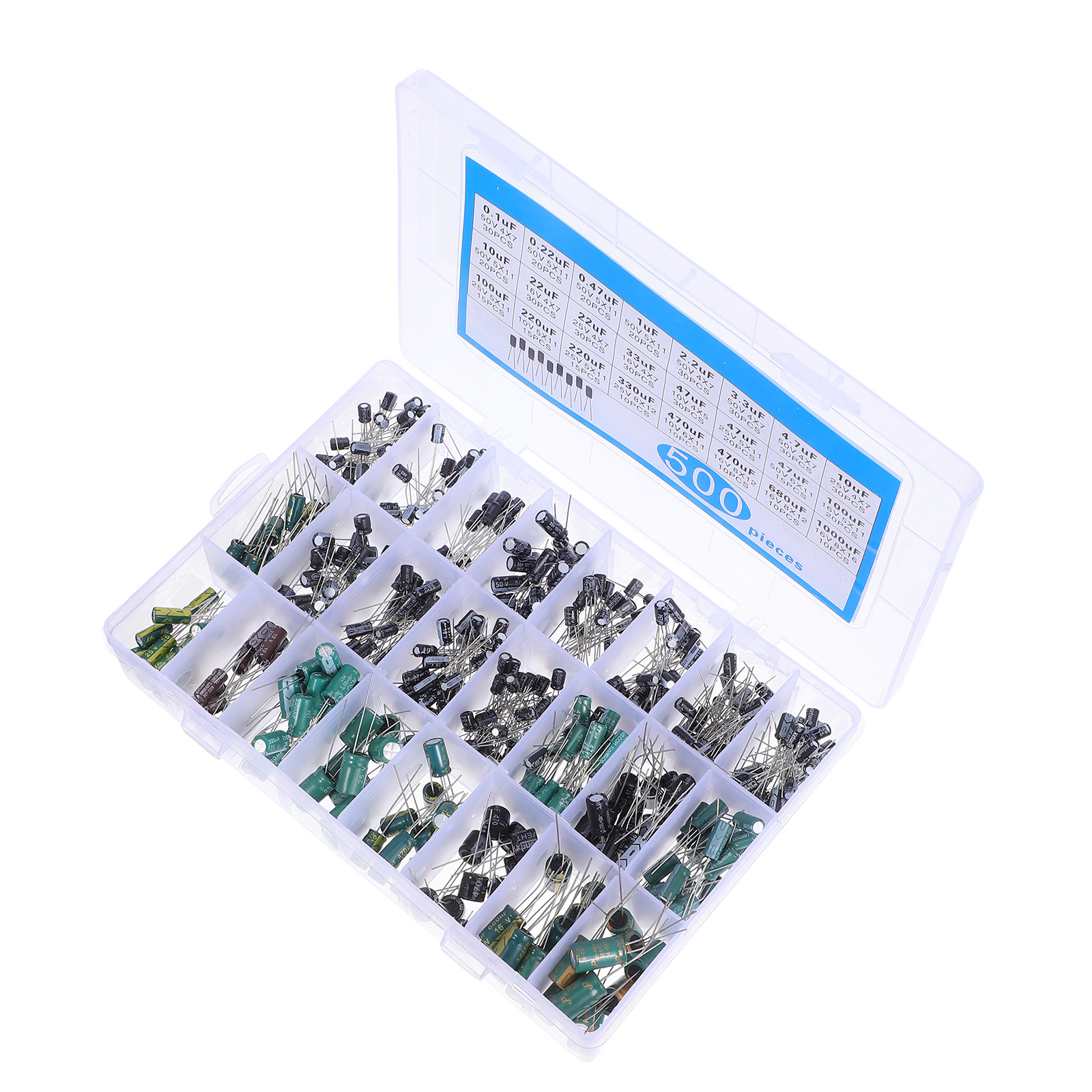 Kit de 500 condensateurs élect - Electronics Repairing avis et prix