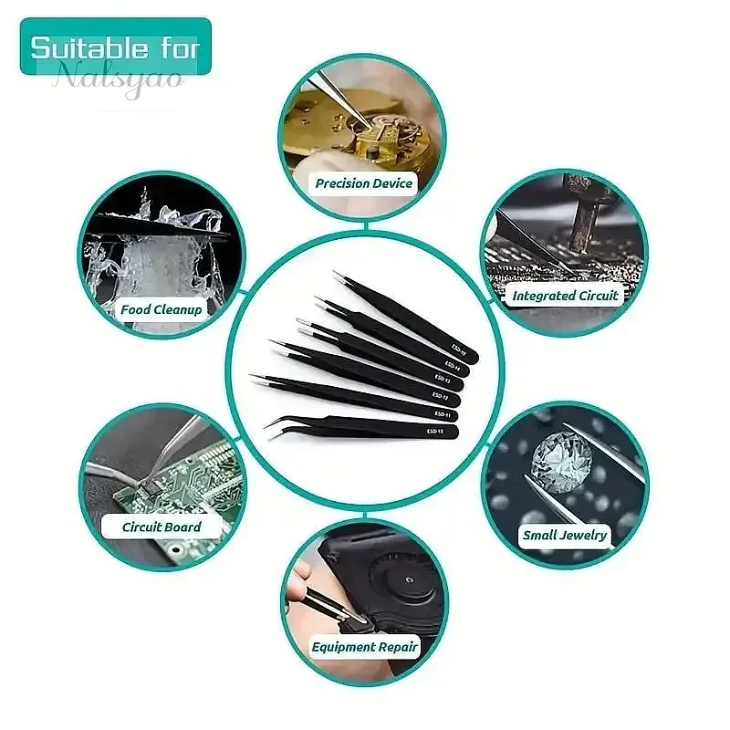 Ensemble de 6 pinces de précis - Electronics Repair Tool avis et prix