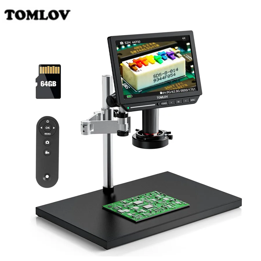 Microscope numérique TOMLOV 4K - Electronics Repair Videos avis et prix